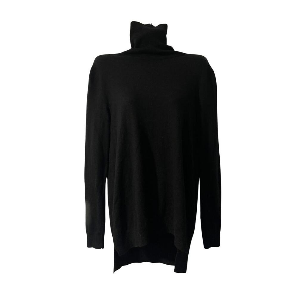 Gap Merino Wool Blend Turtleneck Tunic Sweater Top SZ M Classic Cozy Chic